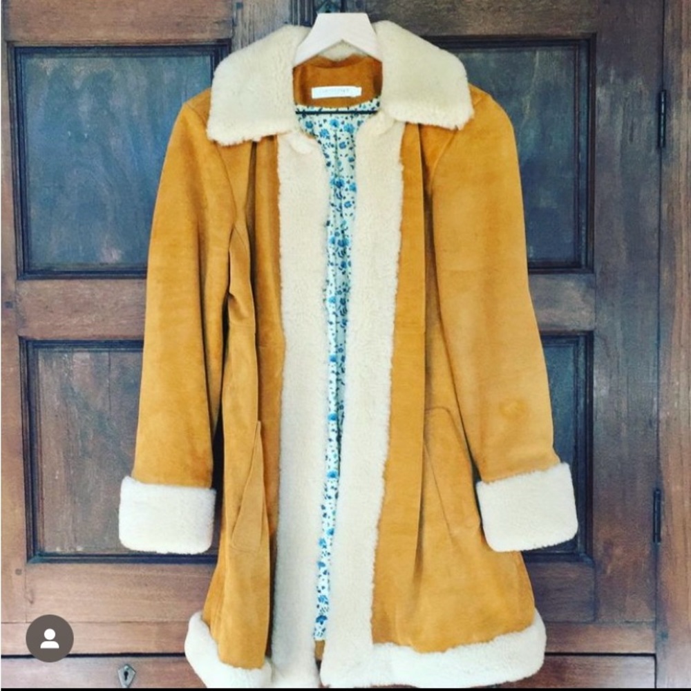 Christy Dawn Gibson shearling leather coat 🚨 24 hr sale 🚨